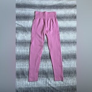 High Waisted Pink Leggings